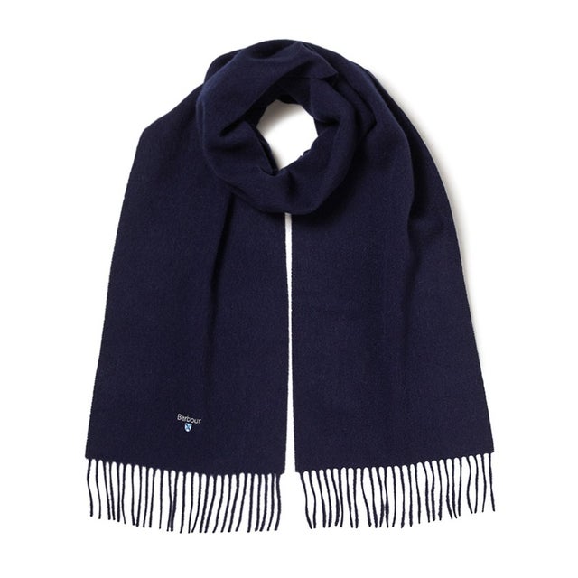 PLAIN LAMBSWOOL SCARF （ネイビー）