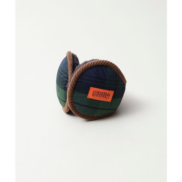 UO Waxed Cotton Ear Muff （グリーン系3）
