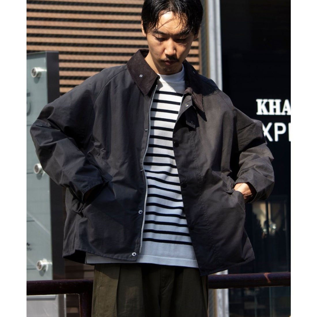 グロスター GLOSTER Barbour os transport wax （オリーブ
