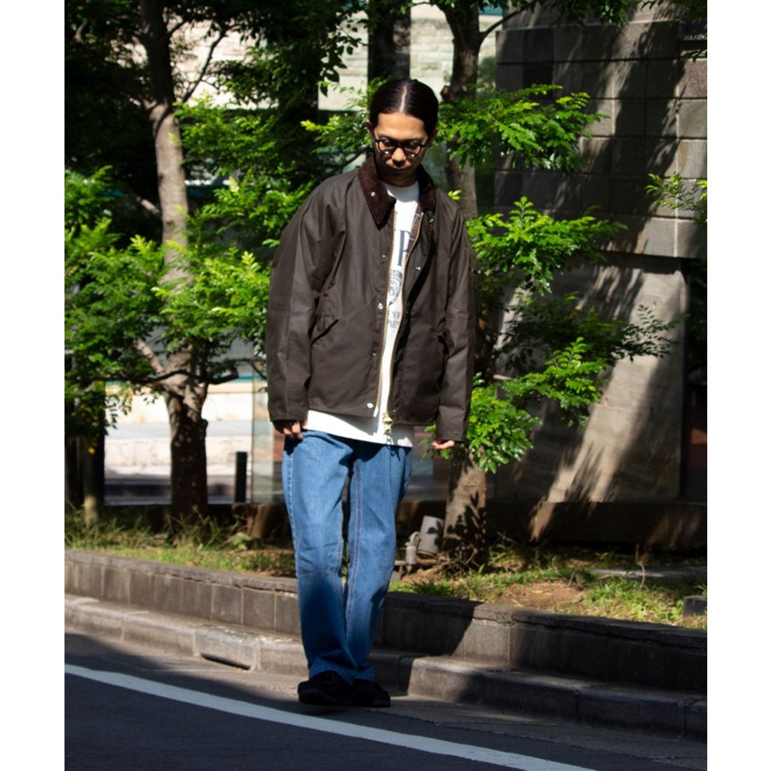 グロスター GLOSTER Barbour os transport wax （オリーブ
