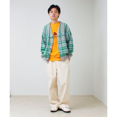 BHCP モヘヤタッチニットカーディガン （グレー系1）｜詳細画像
