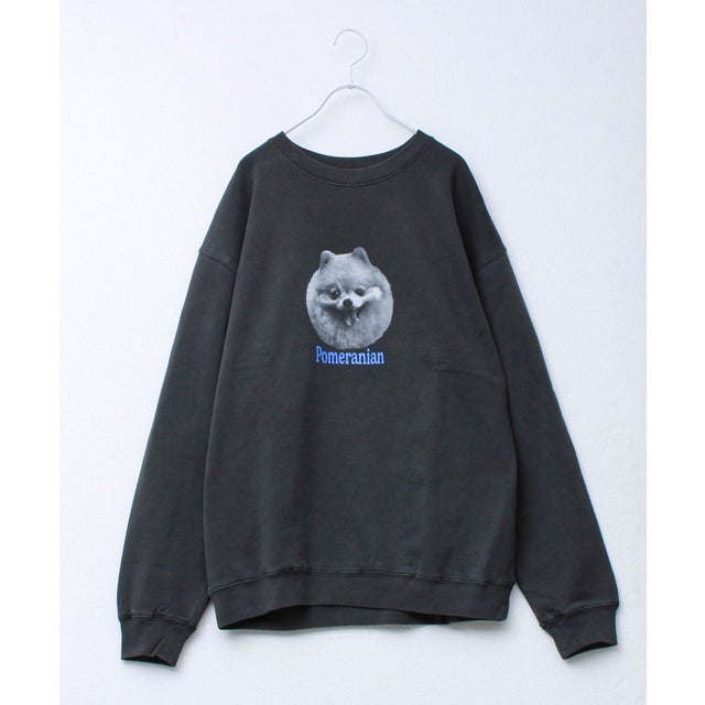 DOG&CAT犬猫ピグメントスウェット （グレー系1）