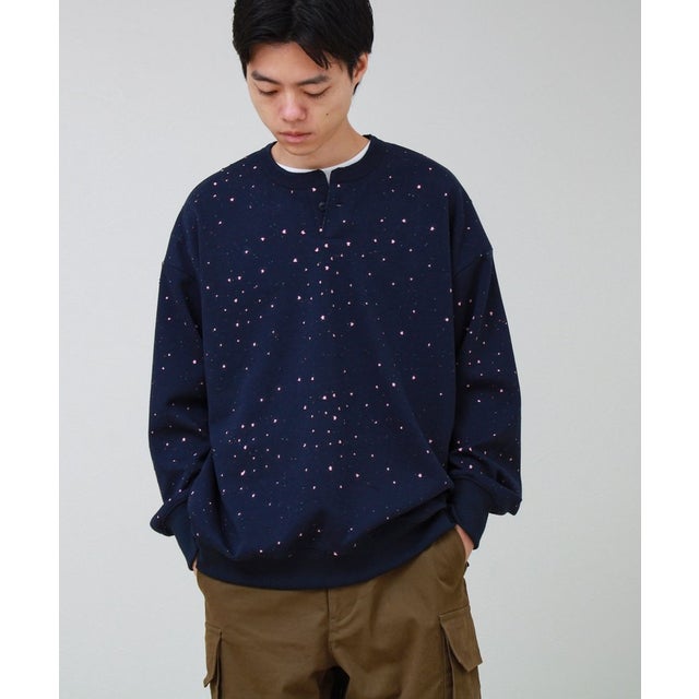 ボンディングネップ1BヘンリーL/S （ネイビー）