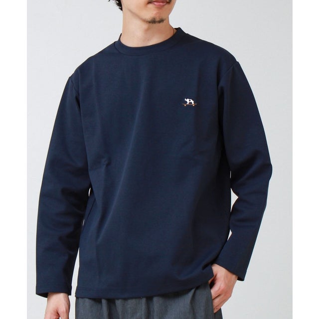 フレブル杢ダンボールロンT （ネイビー）