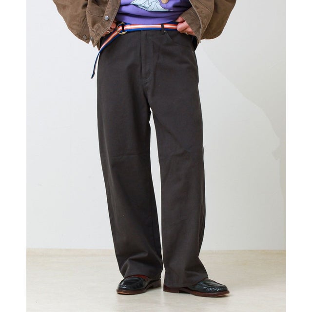 起毛ダック5P PT （チャコールグレー）