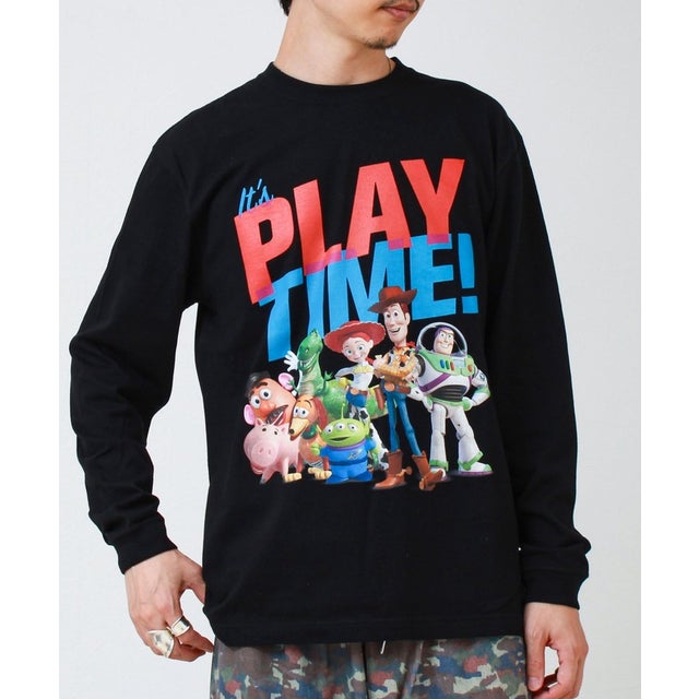 【SCREEN STARS/スクリーンスターズ】Toy Story トイストーリー ロンT （ブラック系その他）