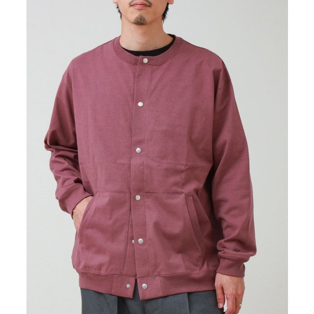BOY BACK FANCY CREW C/D （ワイン）