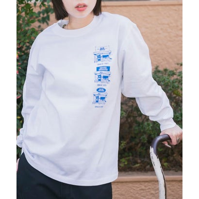 グロスター GLOSTER BG DELIVERY LONGSLEEVE TEE （ホワイト）｜詳細画像