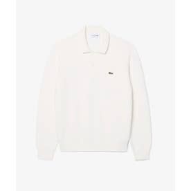 ワンポイントポロシャツL/S （オフホワイト）