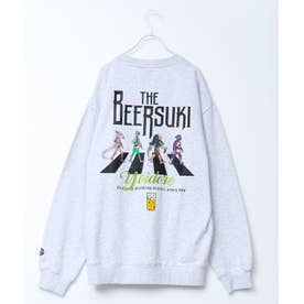 ビール好きクルースウェット （オフホワイト）