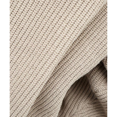 Knit Zip HOODIE （ベージュ）｜詳細画像