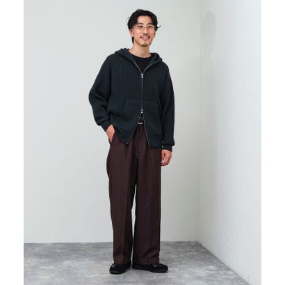 Knit Zip HOODIE （ベージュ）｜詳細画像