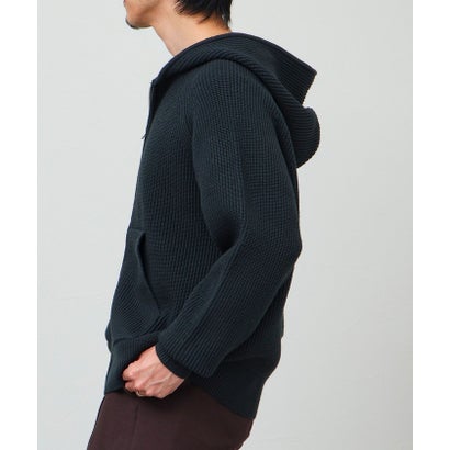 Knit Zip HOODIE （ベージュ）｜詳細画像