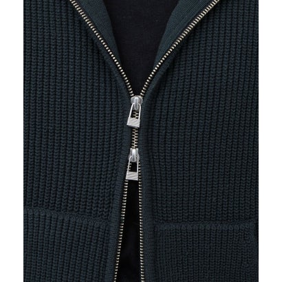 Knit Zip HOODIE （ベージュ）｜詳細画像