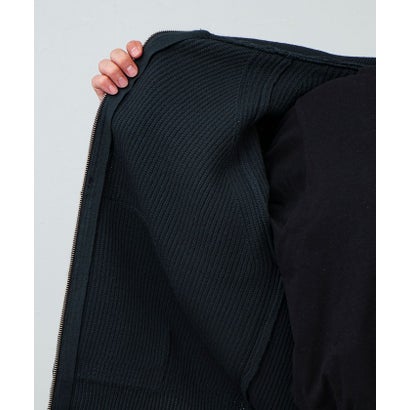 Knit Zip HOODIE （ライトグレー）｜詳細画像