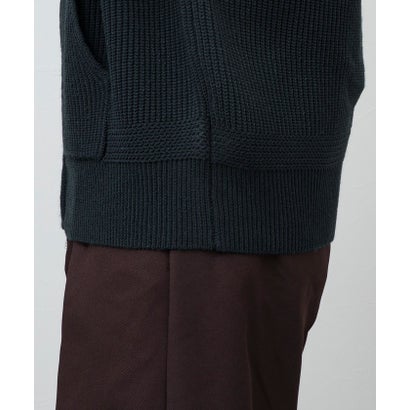 Knit Zip HOODIE （ライトグレー）｜詳細画像