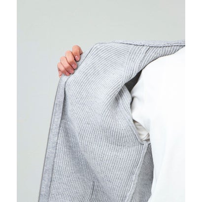 Knit Zip HOODIE （チャコールグレー）｜詳細画像
