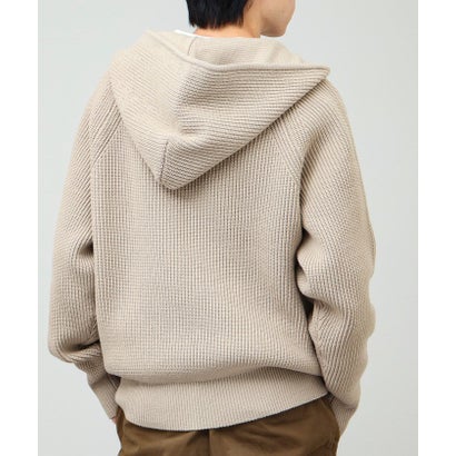 Knit Zip HOODIE （チャコールグレー）｜詳細画像