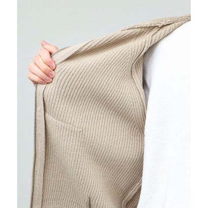 Knit Zip HOODIE （チャコールグレー）｜詳細画像