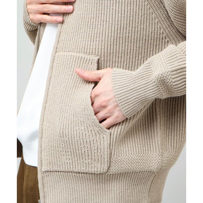 Knit Zip HOODIE （チャコールグレー）｜詳細画像