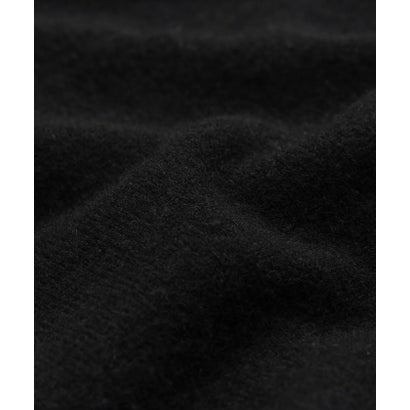 100% CASHMERE FULL-ZIP HIGH-NECK SWEATER （ブラック）｜詳細画像