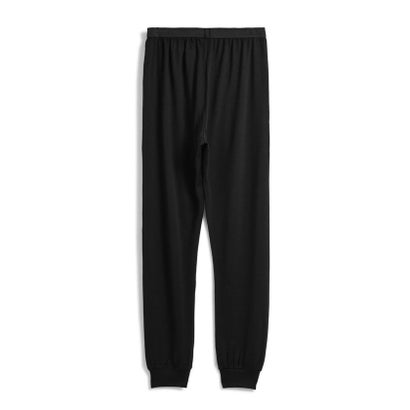 MERINO WOOL UNDER WEAR LONG LEGGINGS （ブラック）｜詳細画像