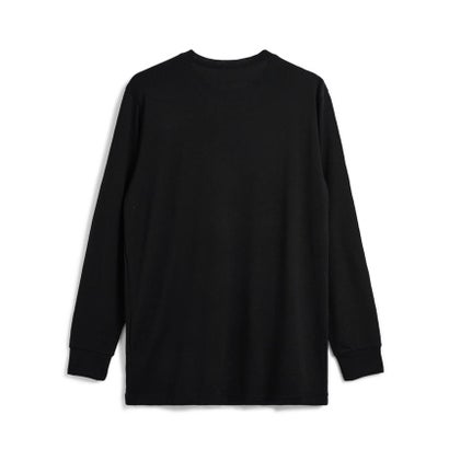 MERINO WOOL UNDER WEAR T-SH LS （ブラック）｜詳細画像