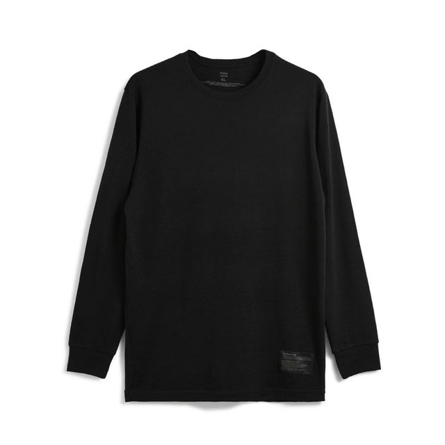 MERINO WOOL UNDER WEAR T-SH LS （ブラック）