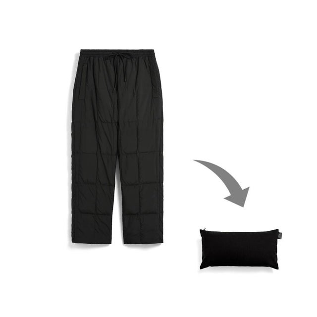 LIVING DOWN PANTS with CUSHION （ブラック）