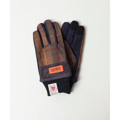 グロスター GLOSTER UO Waxed Cotton&Cords glove （ブラウンベージュ系3）｜詳細画像