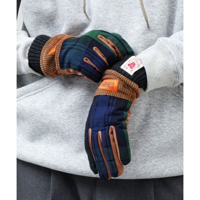 グロスター GLOSTER UO Waxed Cotton&Cords glove （ブラウンベージュ系3）｜詳細画像