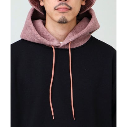 2-TONE HOODIE （ブラック）｜詳細画像