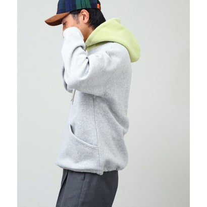 2-TONE HOODIE （ブラック）｜詳細画像