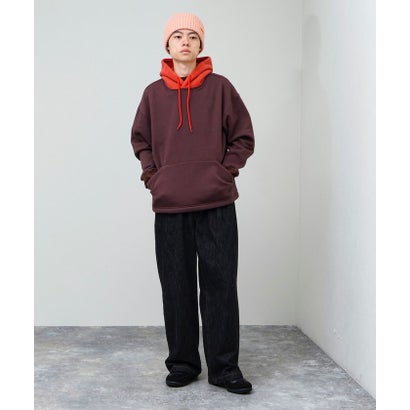 2-TONE HOODIE （ライトグレー）｜詳細画像