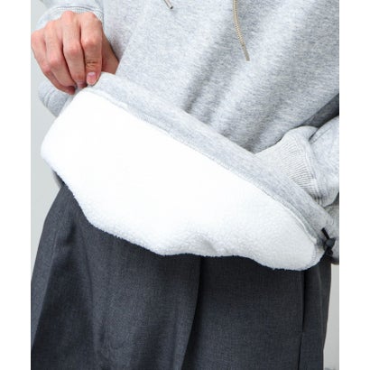 2-TONE HOODIE （ライトグレー）｜詳細画像