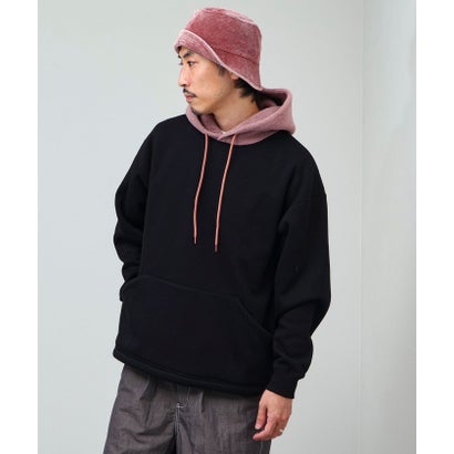 2-TONE HOODIE （ダークブラウン）｜詳細画像