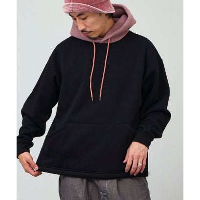 2-TONE HOODIE （ダークブラウン）｜詳細画像