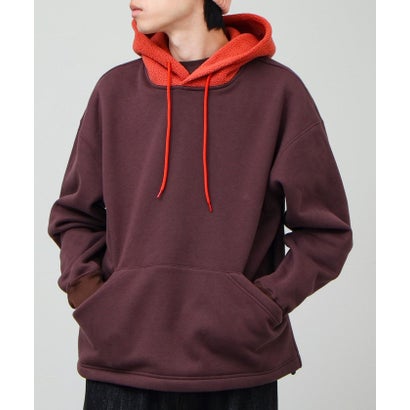 2-TONE HOODIE （ダークブラウン）｜詳細画像