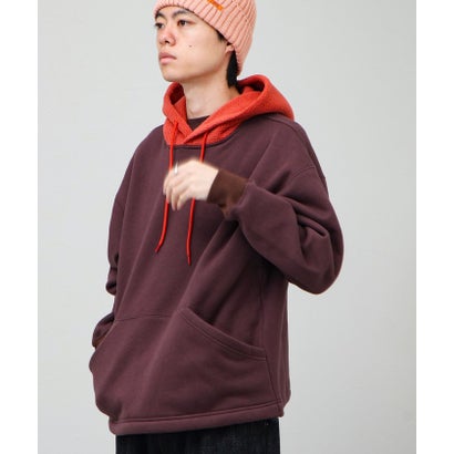 2-TONE HOODIE （ダークブラウン）｜詳細画像