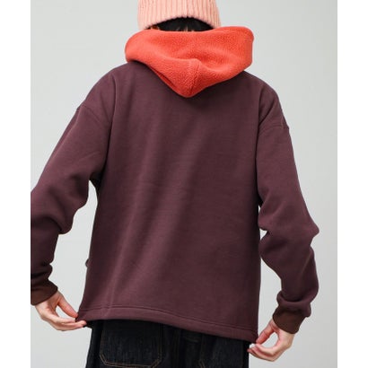 2-TONE HOODIE （ダークブラウン）｜詳細画像