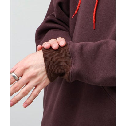 2-TONE HOODIE （ダークブラウン）｜詳細画像