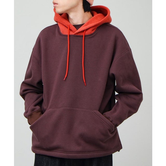 2-TONE HOODIE （ダークブラウン）