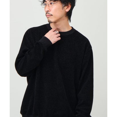 グロスター GLOSTER シェニールジャガードL/S （ブラック）｜詳細画像