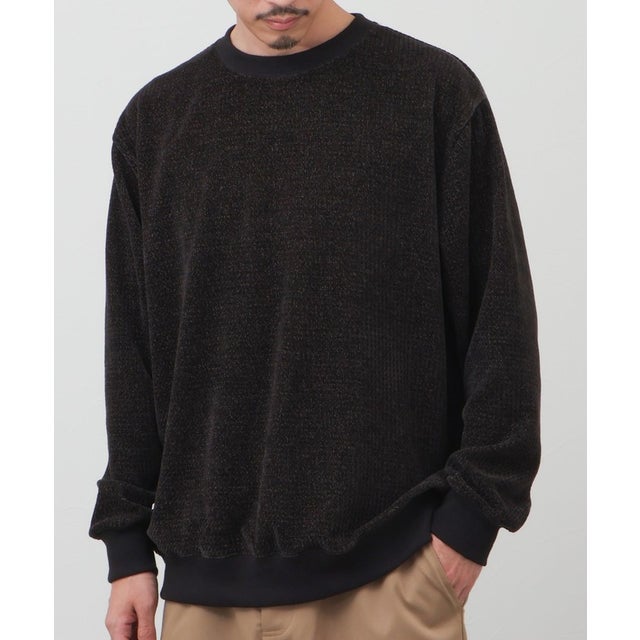 シェニールジャガードL/S （オリーブ）