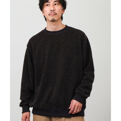 グロスター GLOSTER シェニールジャガードL/S （ネイビー）｜詳細画像