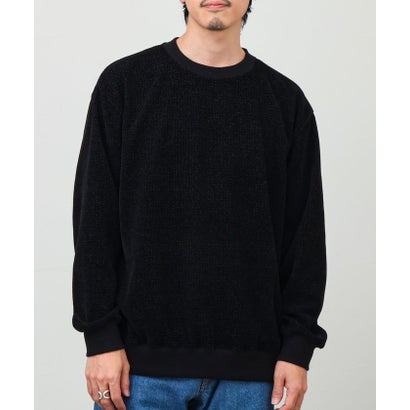 グロスター GLOSTER シェニールジャガードL/S （ネイビー）｜詳細画像