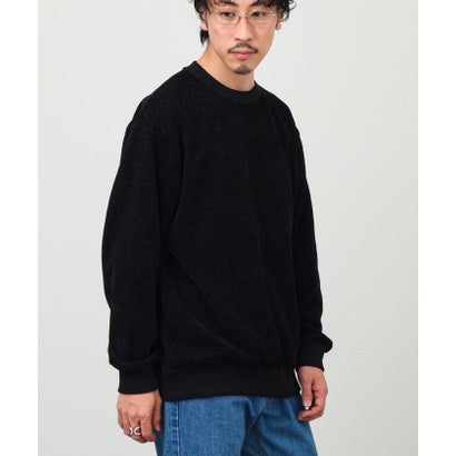 グロスター GLOSTER シェニールジャガードL/S （ネイビー）｜詳細画像