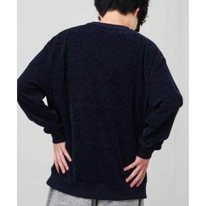 グロスター GLOSTER シェニールジャガードL/S （ネイビー）｜詳細画像