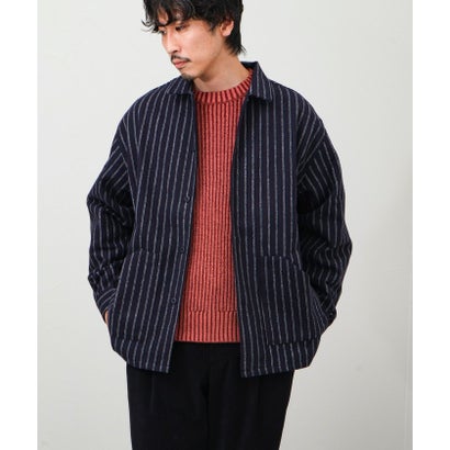 ネルストライプCPOシャツ （ホワイト系4）｜詳細画像