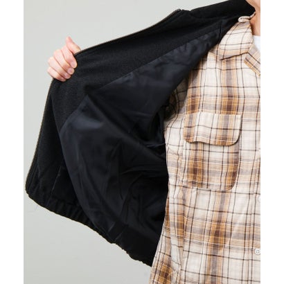ウールライクジャージーZIP BZ （ブラック）｜詳細画像